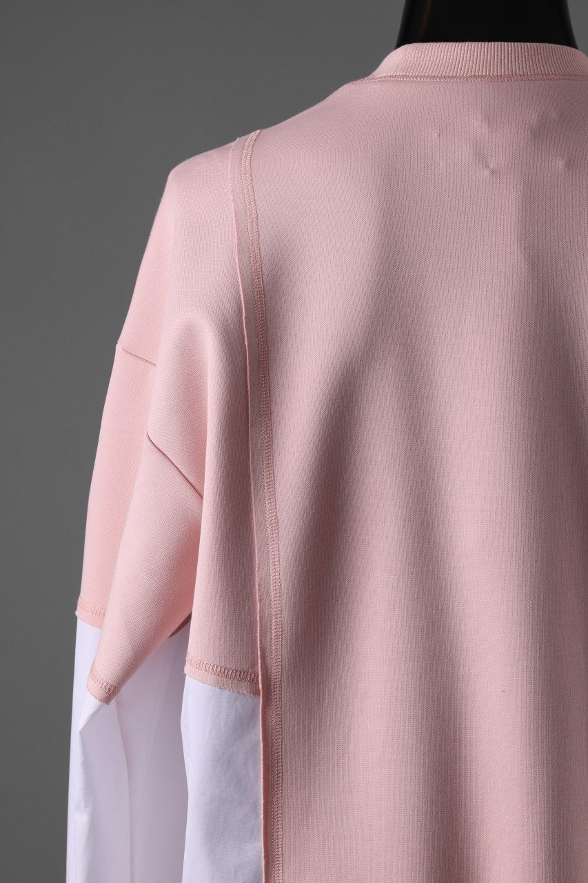 Feng Chen Wang MULTIPLE PANELLED SWEATER (PINK)