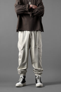 画像をギャラリービューアに読み込む, Ten c SWEAT PANTS / GARMENT DYED DIRECT FIXED DIAGONAL FLEECE + OJJ 11oz (BEIGE)