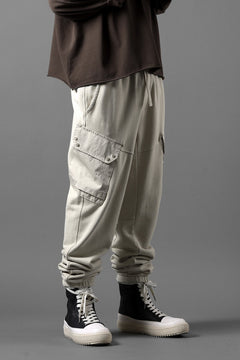 画像をギャラリービューアに読み込む, Ten c SWEAT PANTS / GARMENT DYED DIRECT FIXED DIAGONAL FLEECE + OJJ 11oz (BEIGE)