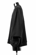 画像をギャラリービューアに読み込む, A.F ARTEFACT FLAP-DETAIL COMBINATION TOPS (BLACK)