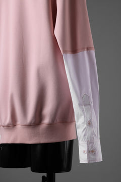 画像をギャラリービューアに読み込む, Feng Chen Wang MULTIPLE PANELLED SWEATER (PINK)