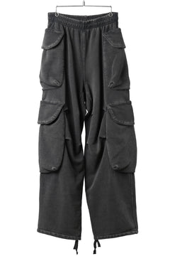 画像をギャラリービューアに読み込む, entire studios HEAVY GOCAR SWEAT PANTS (WASHED BLACK)