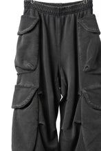 画像をギャラリービューアに読み込む, entire studios HEAVY GOCAR SWEAT PANTS (WASHED BLACK)