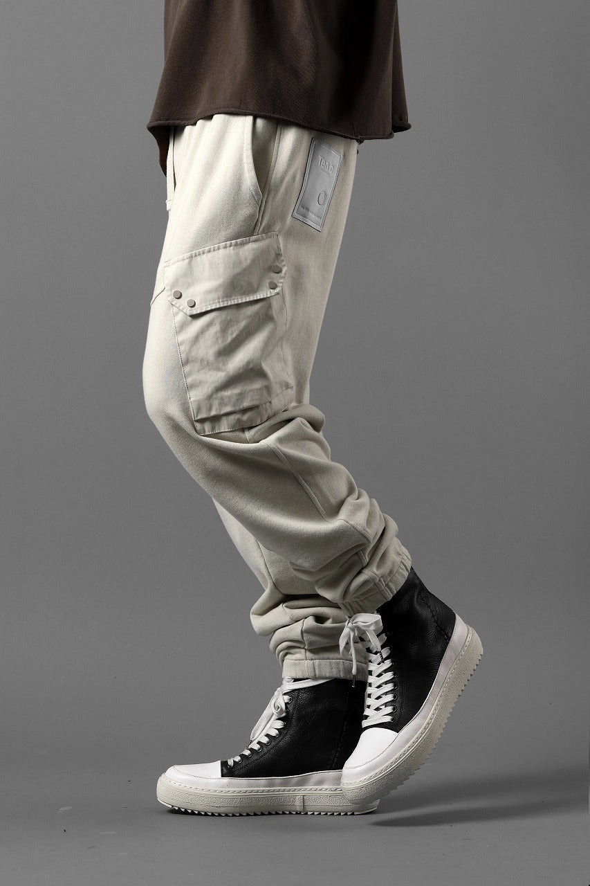 画像をギャラリービューアに読み込む, Ten c SWEAT PANTS / GARMENT DYED DIRECT FIXED DIAGONAL FLEECE + OJJ 11oz (BEIGE)