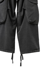 画像をギャラリービューアに読み込む, entire studios HEAVY GOCAR SWEAT PANTS (WASHED BLACK)