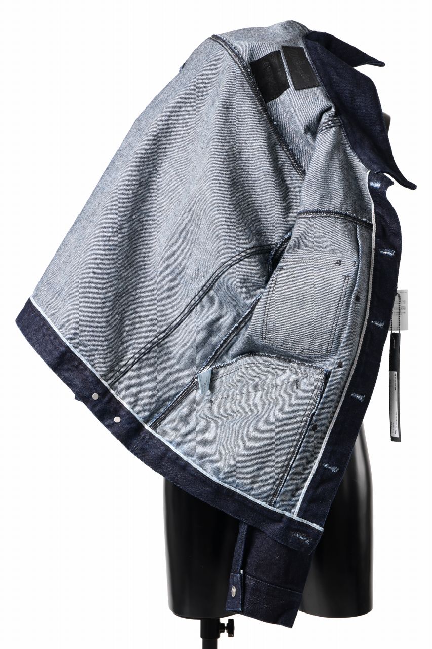 Load image into Gallery viewer, ISAMU KATAYAMA BACKLASH xx Wrangler 19oz ORIGINAL SELVEDGE DENIM JACKET (INDIGO)