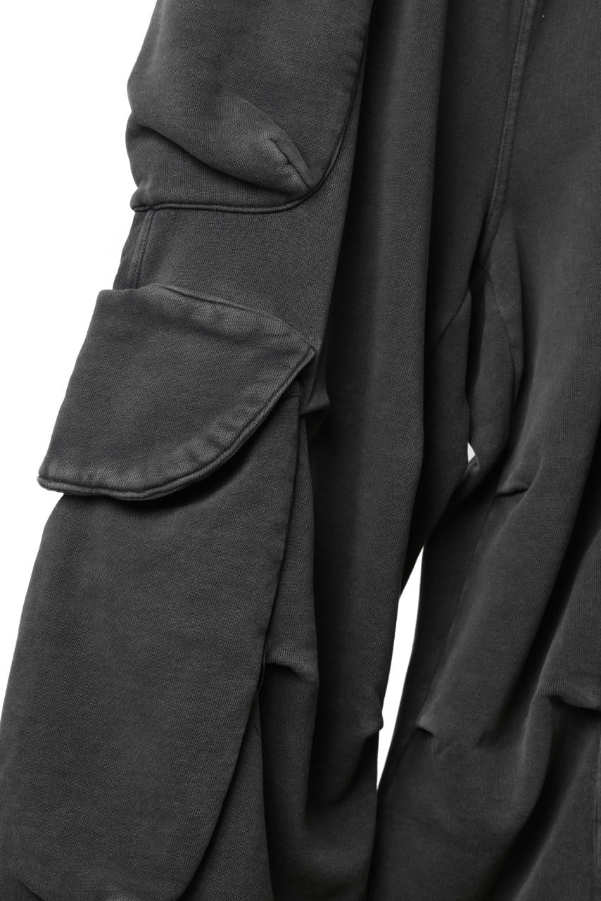 画像をギャラリービューアに読み込む, entire studios HEAVY GOCAR SWEAT PANTS (WASHED BLACK)