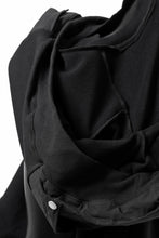 画像をギャラリービューアに読み込む, A.F ARTEFACT FLAP-DETAIL COMBINATION TOPS (BLACK)