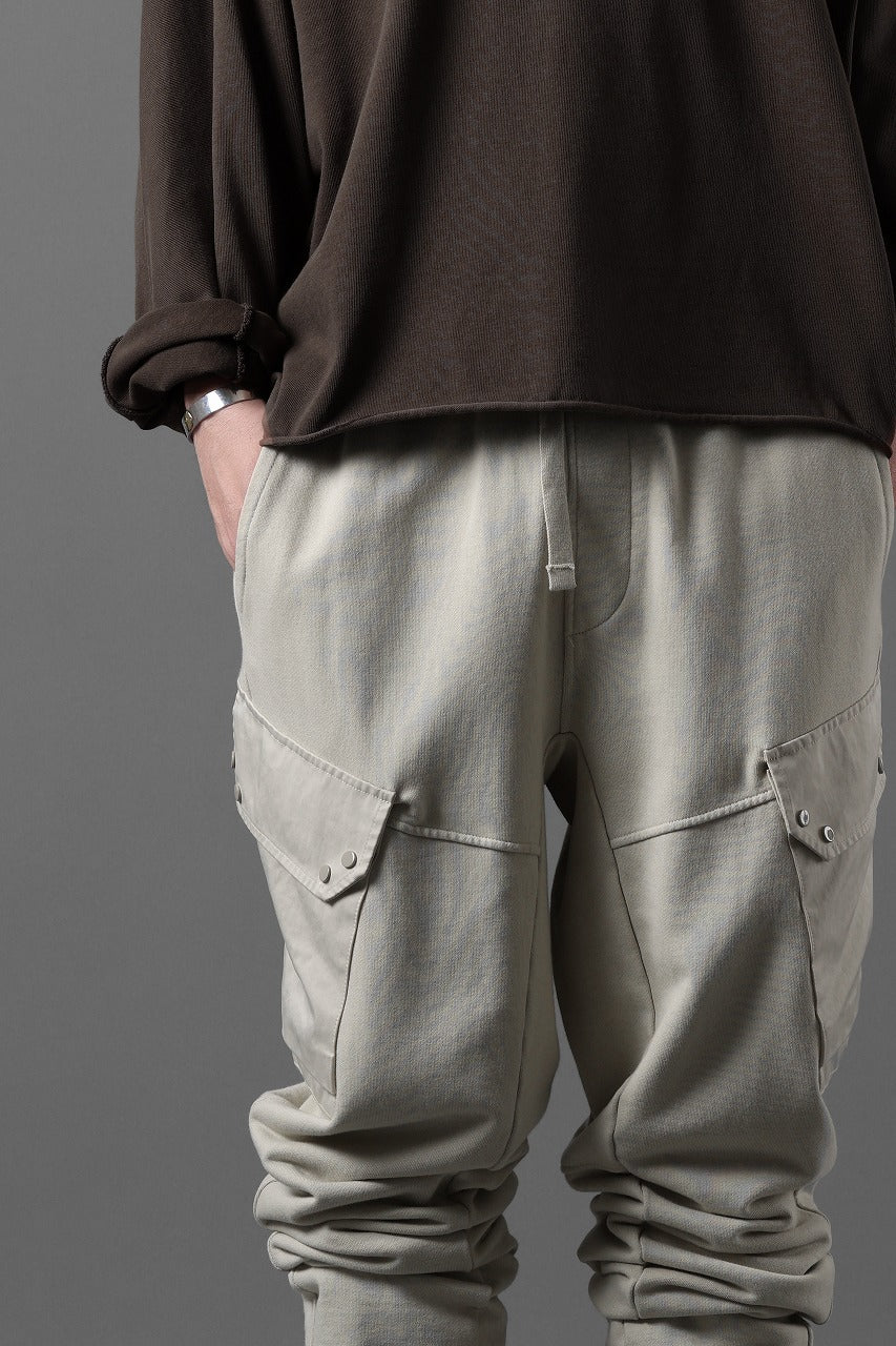 画像をギャラリービューアに読み込む, Ten c SWEAT PANTS / GARMENT DYED DIRECT FIXED DIAGONAL FLEECE + OJJ 11oz (BEIGE)