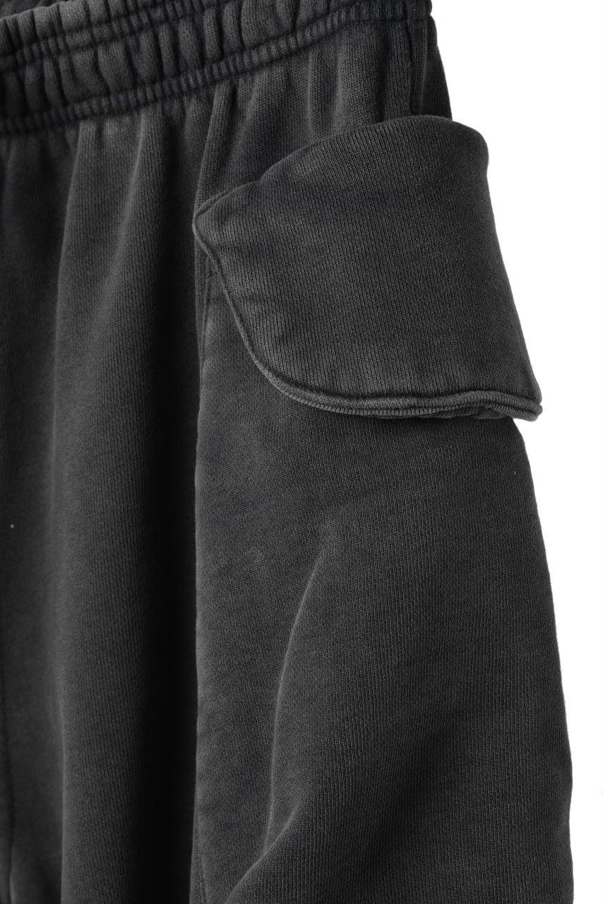 画像をギャラリービューアに読み込む, entire studios HEAVY GOCAR SWEAT PANTS (WASHED BLACK)