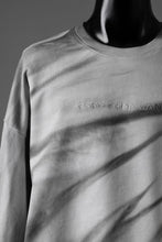 画像をギャラリービューアに読み込む, Feng Chen Wang TIE-DYED SWEATSHIRT (GREY/WHITE)