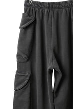 画像をギャラリービューアに読み込む, entire studios HEAVY GOCAR SWEAT PANTS (WASHED BLACK)