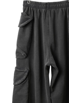 画像をギャラリービューアに読み込む, entire studios HEAVY GOCAR SWEAT PANTS (WASHED BLACK)