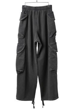 画像をギャラリービューアに読み込む, entire studios HEAVY GOCAR SWEAT PANTS (WASHED BLACK)