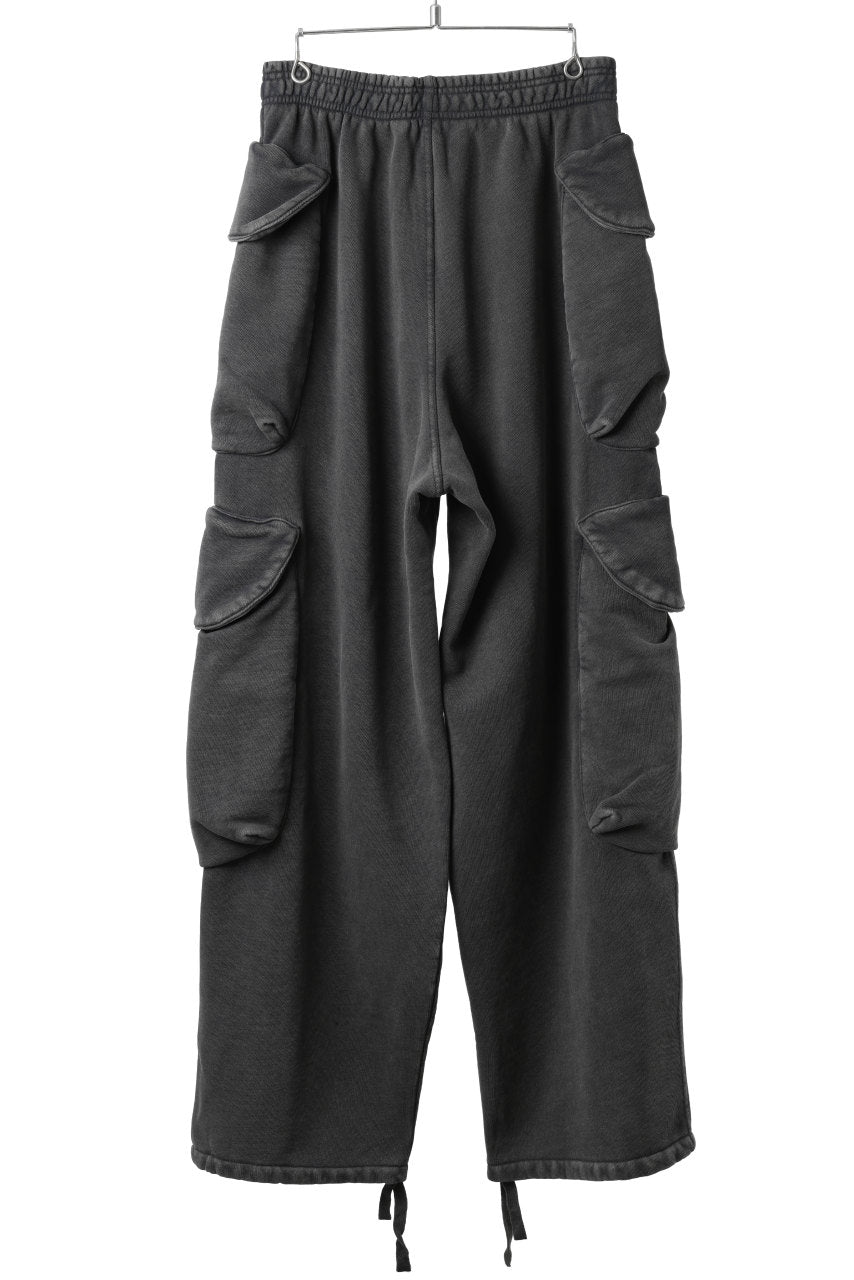 画像をギャラリービューアに読み込む, entire studios HEAVY GOCAR SWEAT PANTS (WASHED BLACK)