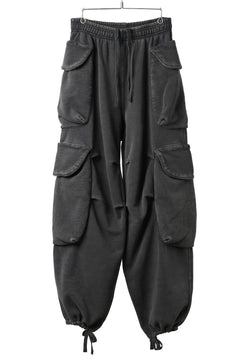 画像をギャラリービューアに読み込む, entire studios HEAVY GOCAR SWEAT PANTS (WASHED BLACK)