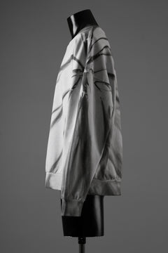 画像をギャラリービューアに読み込む, Feng Chen Wang TIE-DYED SWEATSHIRT (GREY/WHITE)