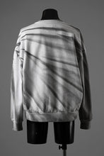 画像をギャラリービューアに読み込む, Feng Chen Wang TIE-DYED SWEATSHIRT (GREY/WHITE)