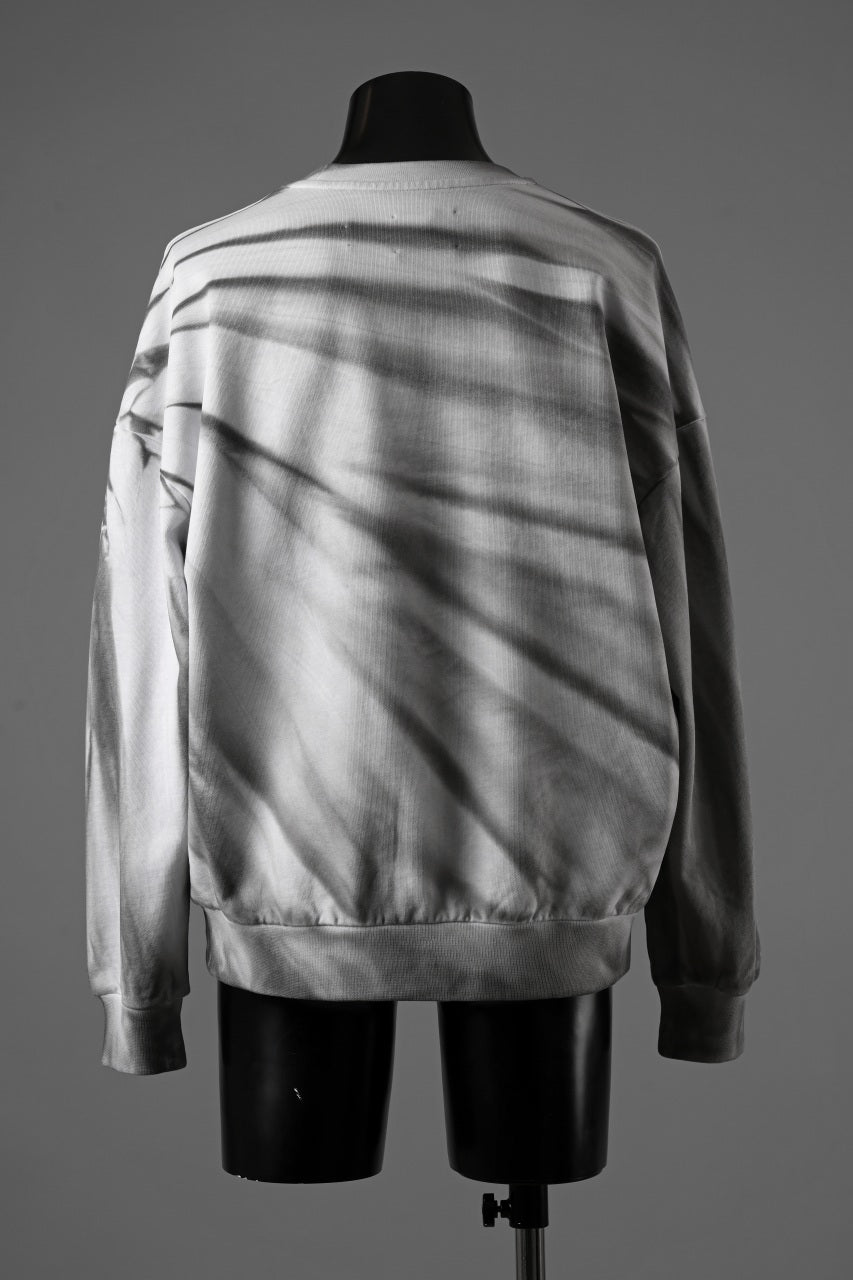 画像をギャラリービューアに読み込む, Feng Chen Wang TIE-DYED SWEATSHIRT (GREY/WHITE)