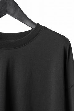 画像をギャラリービューアに読み込む, thom/krom OVERSIZED WIDE LONG SLEEVE TEE / COTTON JERSEY (BLACK)