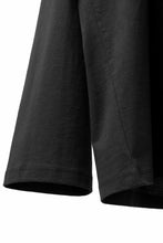 Load image into Gallery viewer, thom/krom OVERSIZED WIDE LONG SLEEVE TEE / COTTON JERSEY (BLACK)