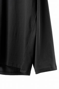 Load image into Gallery viewer, thom/krom OVERSIZED WIDE LONG SLEEVE TEE / COTTON JERSEY (BLACK)