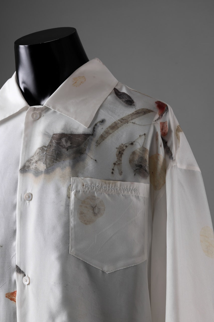 画像をギャラリービューアに読み込む, Feng Chen Wang NATURAL PLANT DYE SHIRT (WHITE)