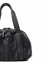 Load image into Gallery viewer, ISAMU KATAYAMA BACKLASH DOUBLE SHOULDER GARMENT-DYED OVERNIGHT BAG (BLACK)