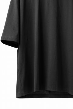 画像をギャラリービューアに読み込む, thom/krom ZIP POCKET SHORT SLEEVE TEE / COTTON JERSEY (BLACK)