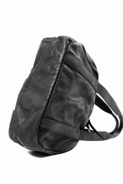 Load image into Gallery viewer, ISAMU KATAYAMA BACKLASH DOUBLE SHOULDER GARMENT-DYED OVERNIGHT BAG (BLACK)