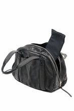 Load image into Gallery viewer, ISAMU KATAYAMA BACKLASH DOUBLE SHOULDER GARMENT-DYED OVERNIGHT BAG (BLACK)
