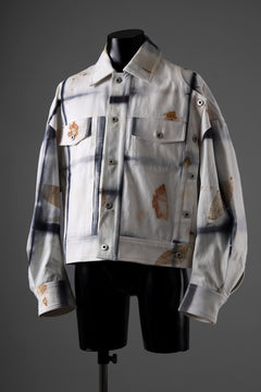 Load image into Gallery viewer, Feng Chen Wang NATURAL PLANT DYE JACKET (BLACK/WHITE)