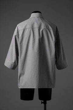 画像をギャラリービューアに読み込む, TARO HORIUCHI / th products "EDWARD" Big Sleeve S/S Shirt / esteneige broad cloth (stripe)