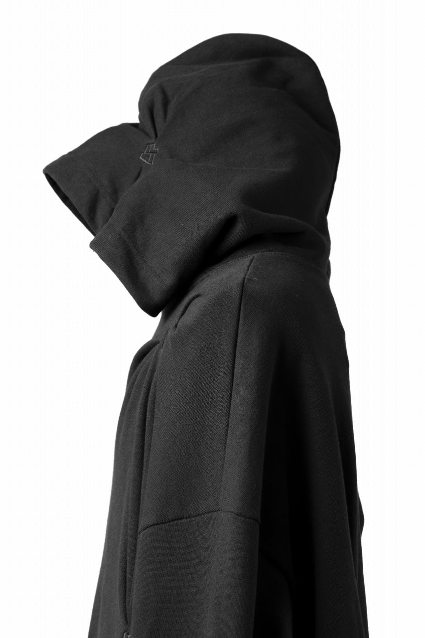 画像をギャラリービューアに読み込む, A.F ARTEFACT RANDOM TUCK EMBROIDERY SWEAT HOODIE (BLACK)