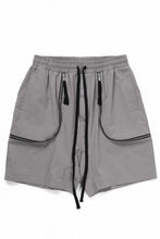 Load image into Gallery viewer, thom/krom ZIP DETAIL SHORTS / RIPSTOP STRETCH NYLON (ROCK)