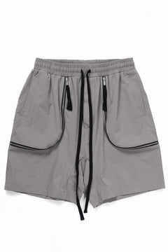 Load image into Gallery viewer, thom/krom ZIP DETAIL SHORTS / RIPSTOP STRETCH NYLON (ROCK)