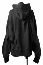 画像をギャラリービューアに読み込む, A.F ARTEFACT RANDOM TUCK EMBROIDERY SWEAT HOODIE (BLACK)