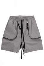 Load image into Gallery viewer, thom/krom ZIP DETAIL SHORTS / RIPSTOP STRETCH NYLON (ROCK)