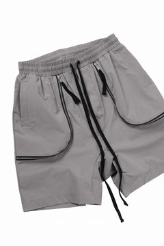 Load image into Gallery viewer, thom/krom ZIP DETAIL SHORTS / RIPSTOP STRETCH NYLON (ROCK)