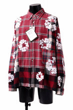 画像をギャラリービューアに読み込む, READYMADE x DENIM TEARS COTTON WREATH CHECK SHIRT (RED)