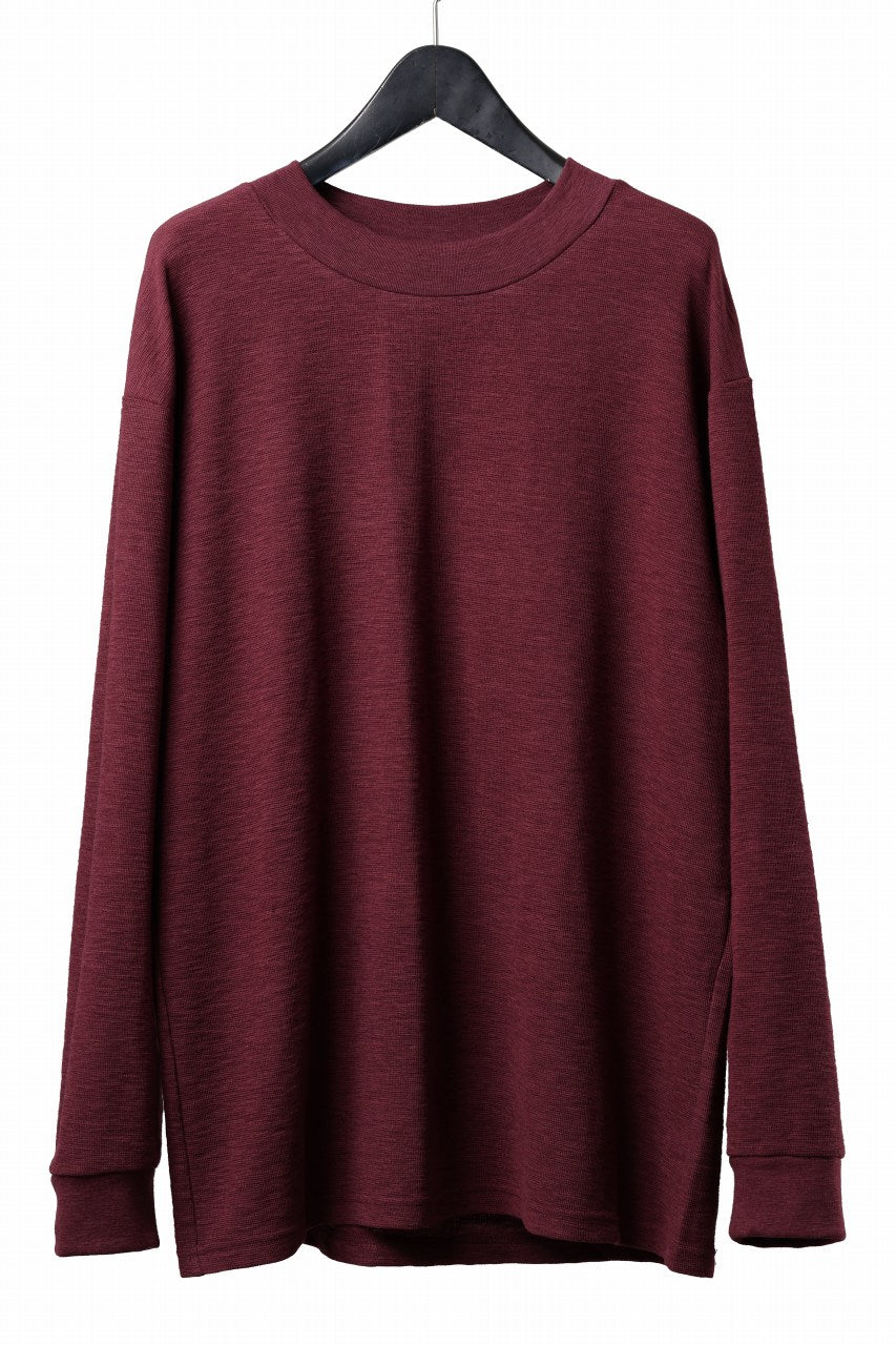 画像をギャラリービューアに読み込む, A.F ARTEFACT SURF KNIT PULLOVER TOPS (BORDEAUX)