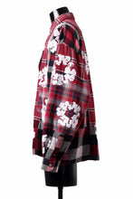 画像をギャラリービューアに読み込む, READYMADE x DENIM TEARS COTTON WREATH CHECK SHIRT (RED)