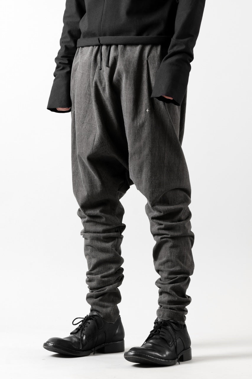 Load image into Gallery viewer, m.a+ elastic waist low crotch 2 pocket pants / P571/MJP1 (CARBON)