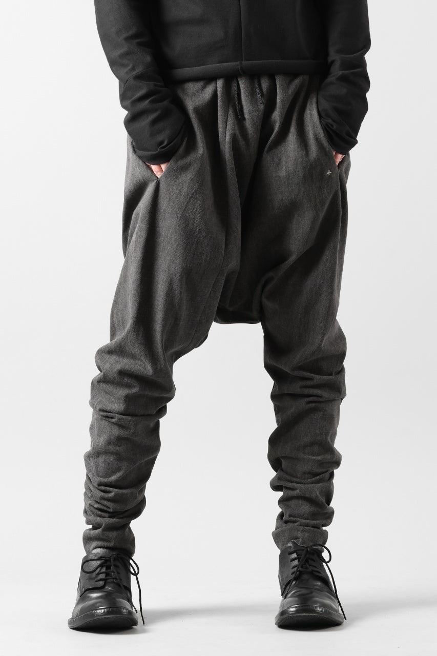 Load image into Gallery viewer, m.a+ elastic waist low crotch 2 pocket pants / P571/MJP1 (CARBON)
