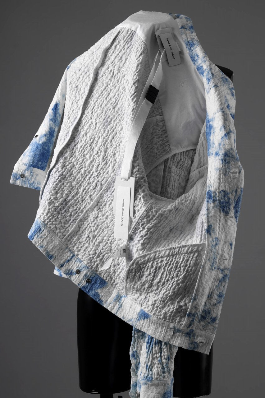 Feng Chen Wang BLUE AND WHITE JACKET (BLUE/WHITE)