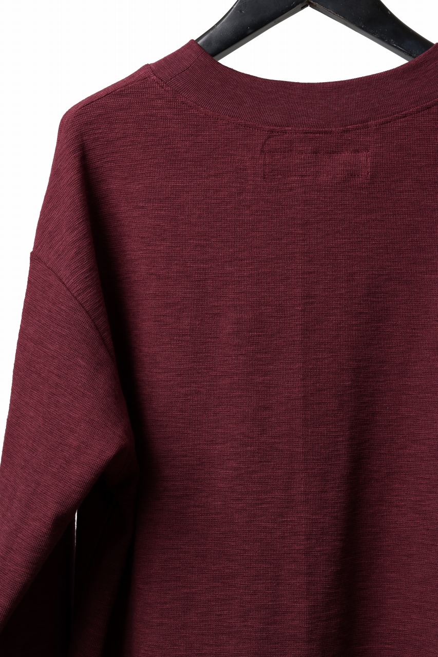 画像をギャラリービューアに読み込む, A.F ARTEFACT SURF KNIT PULLOVER TOPS (BORDEAUX)