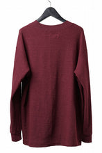 画像をギャラリービューアに読み込む, A.F ARTEFACT SURF KNIT PULLOVER TOPS (BORDEAUX)
