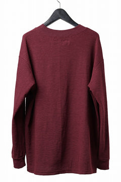 画像をギャラリービューアに読み込む, A.F ARTEFACT SURF KNIT PULLOVER TOPS (BORDEAUX)
