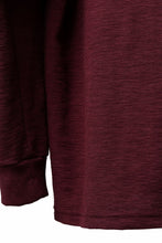 画像をギャラリービューアに読み込む, A.F ARTEFACT SURF KNIT PULLOVER TOPS (BORDEAUX)