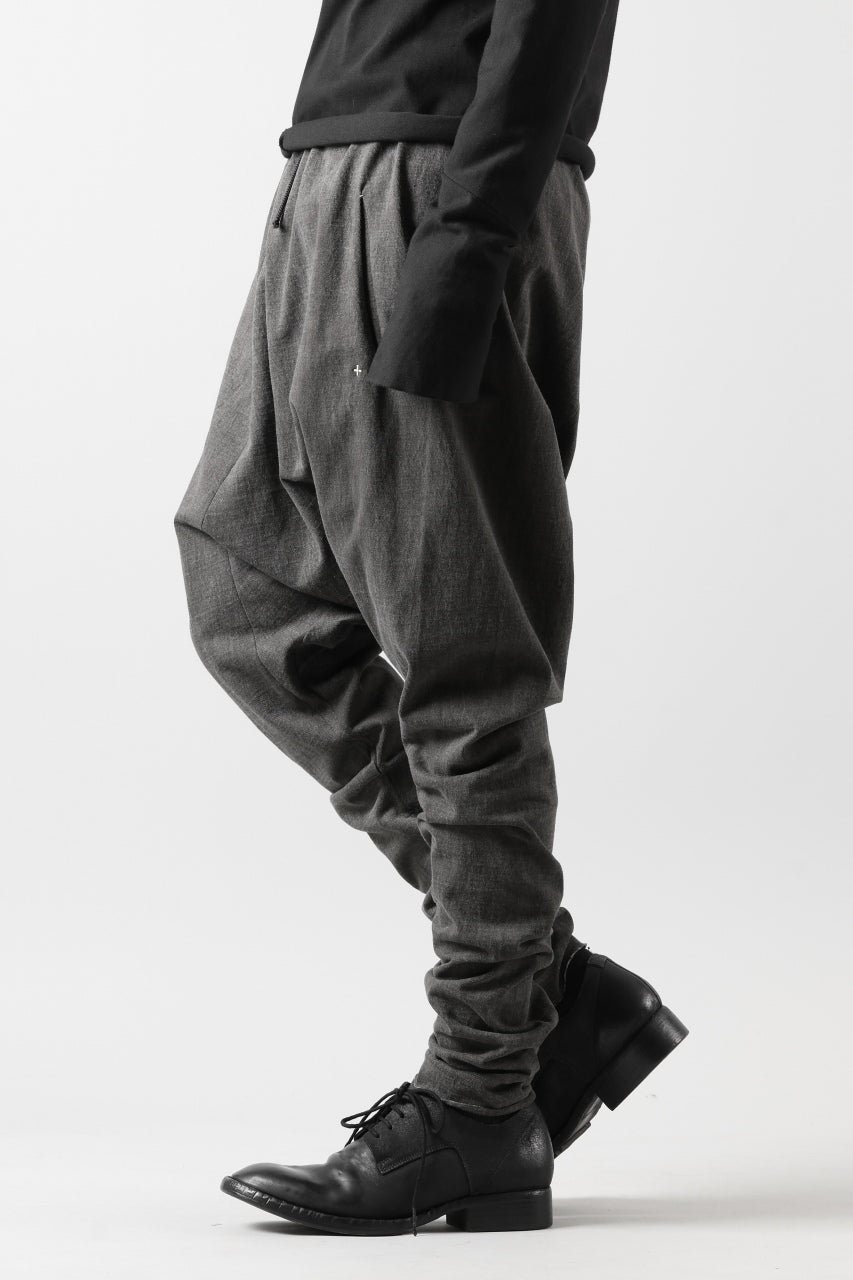 Load image into Gallery viewer, m.a+ elastic waist low crotch 2 pocket pants / P571/MJP1 (CARBON)